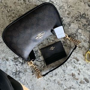 Coach Teri shoulder bag & wallet Card holder
